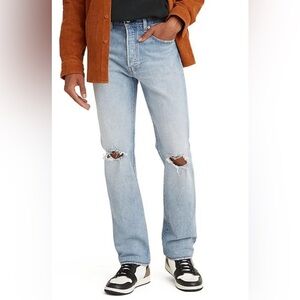 Levi’s 501 CT Jeans - White, Distressed, Button Fly. Size W32/L32. NWOT